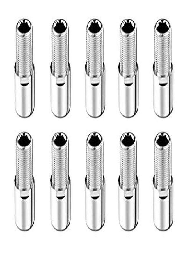 NEW WARE CP Extension Nipple Brass 2.5 inch (Pack of 10) Chrome - Image 1